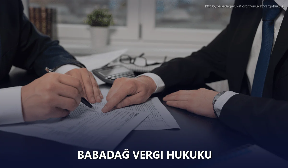 Babadağ Vergi Hukuku